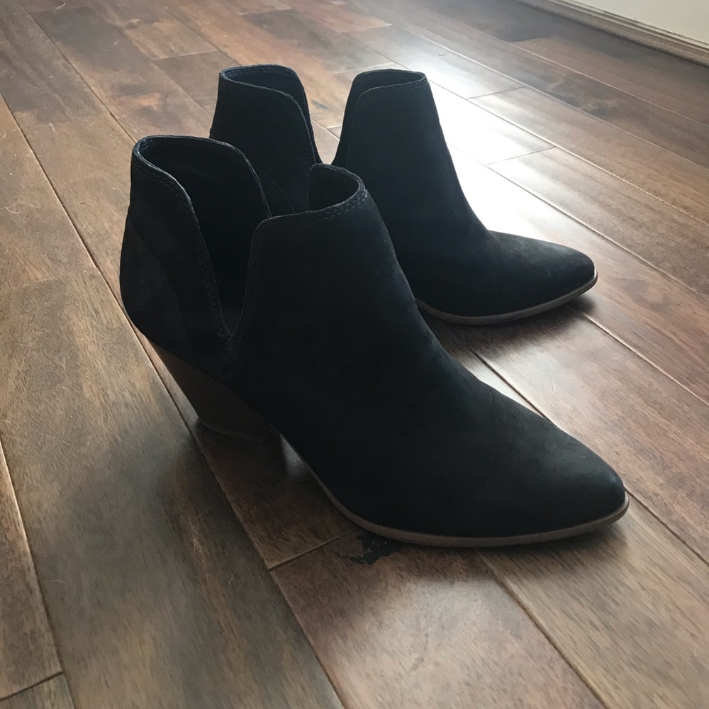 Frye Reina Leather Cutout Booties